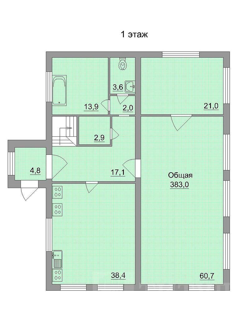 офисное, сфера услуг, квартира под перевод, отдельно стоящее зданиеЗЖМ, район Мадояна Фото 9