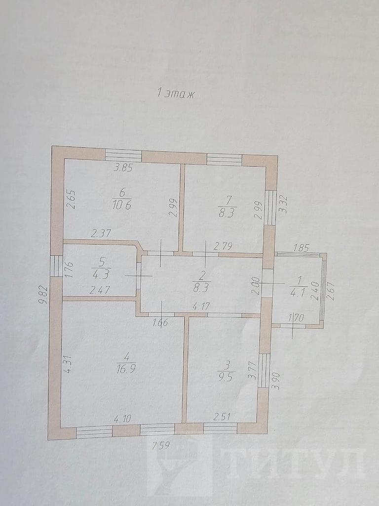 трехкомнатный домрайон  Фото 43
