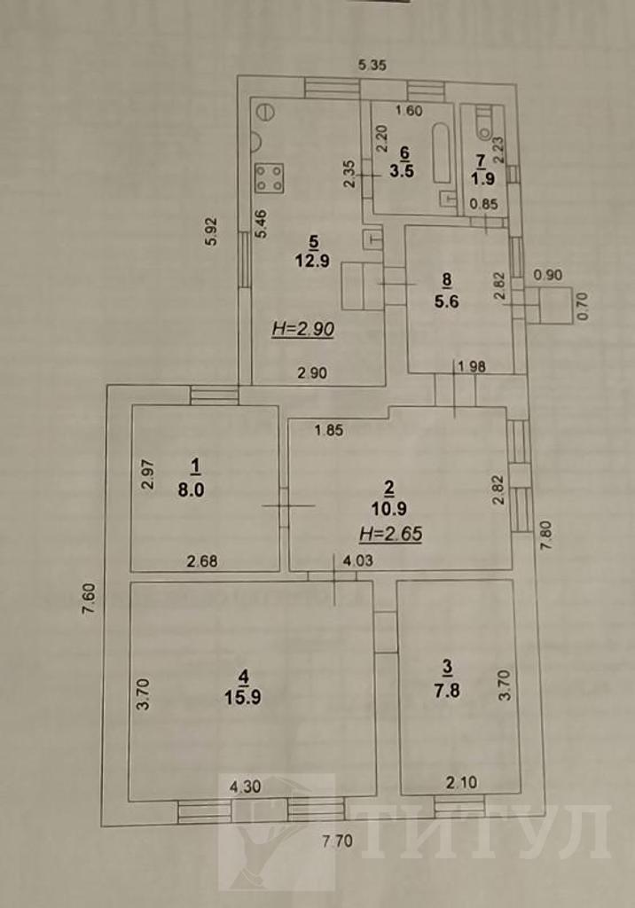 четырехкомнатный домрайон  Фото 16