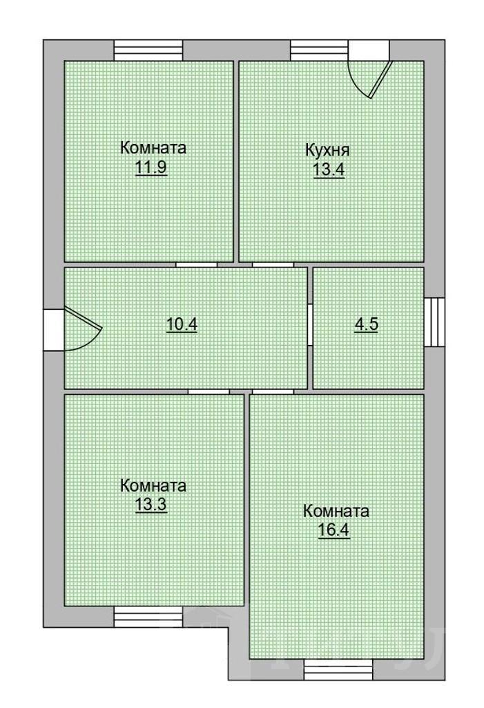 трехкомнатный домрайон  Фото 34