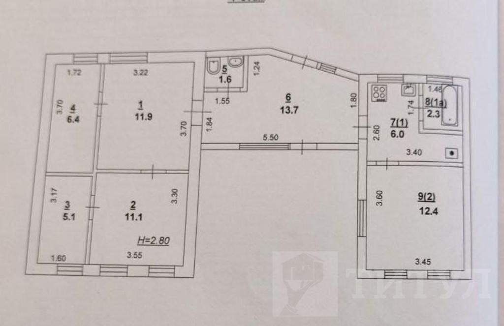 трехкомнатный домрайон  Фото 38
