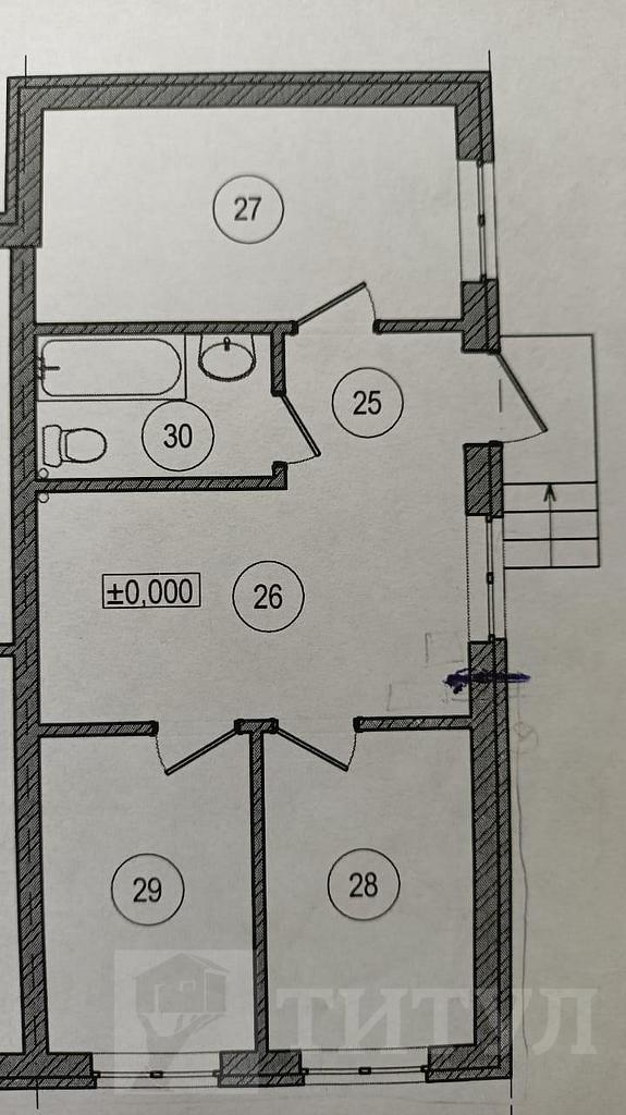 трехкомнатный домрайон  Фото 9