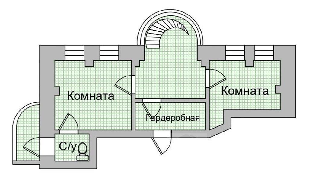 пятикомнатная квартира, район Фото 34