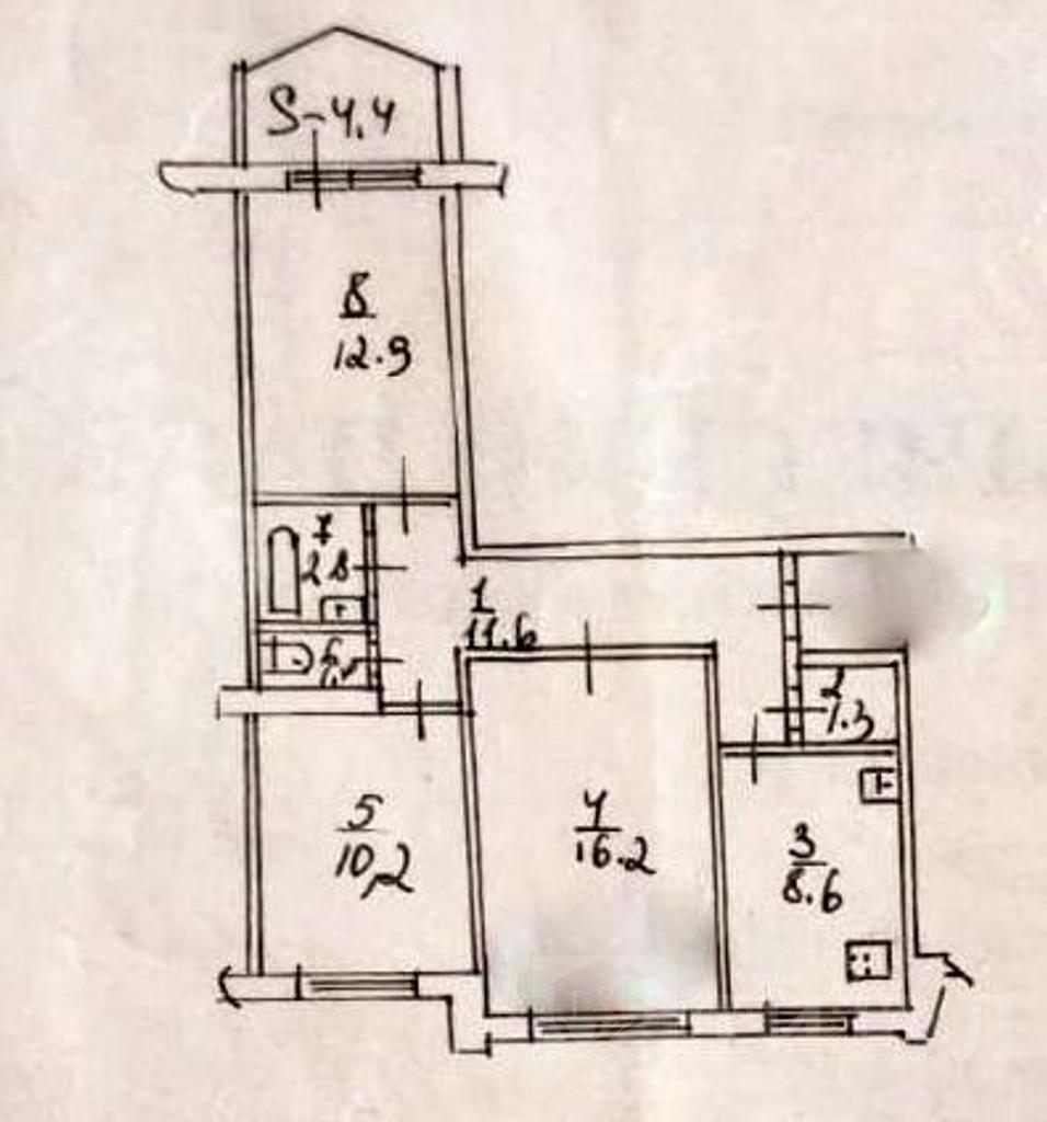 трехкомнатная квартираОрджоникидзе, район Фото 27