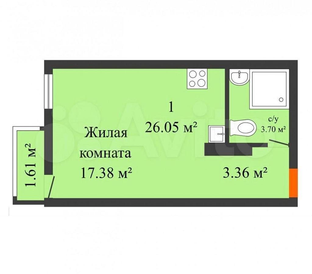 студия, район  Фото 2