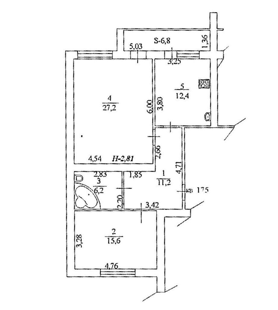 двухкомнатная квартираАлександровка, район  Фото 16