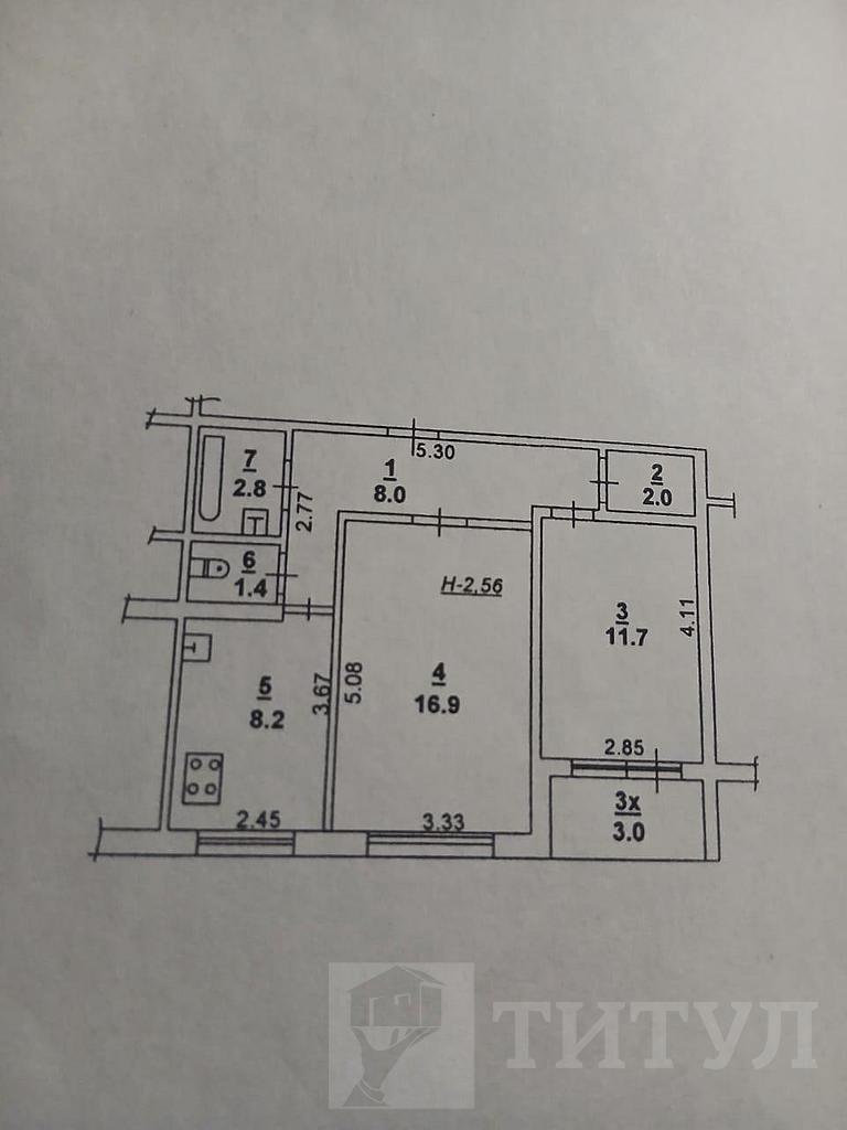 двухкомнатная квартираНагибина, район Фото 17