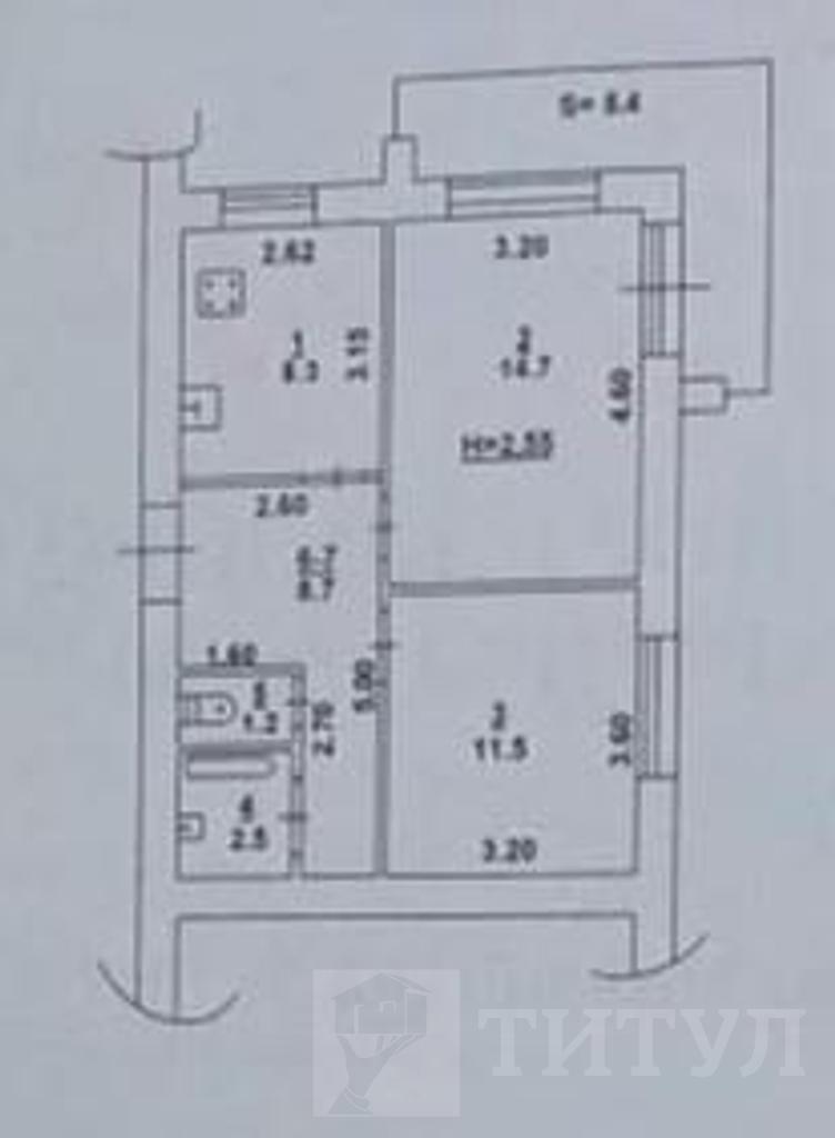 двухкомнатная квартираОрджоникидзе, район  Фото 13