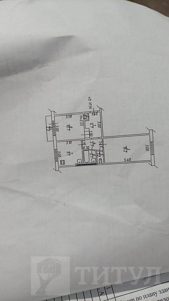 двухкомнатная квартира, район Фото 1