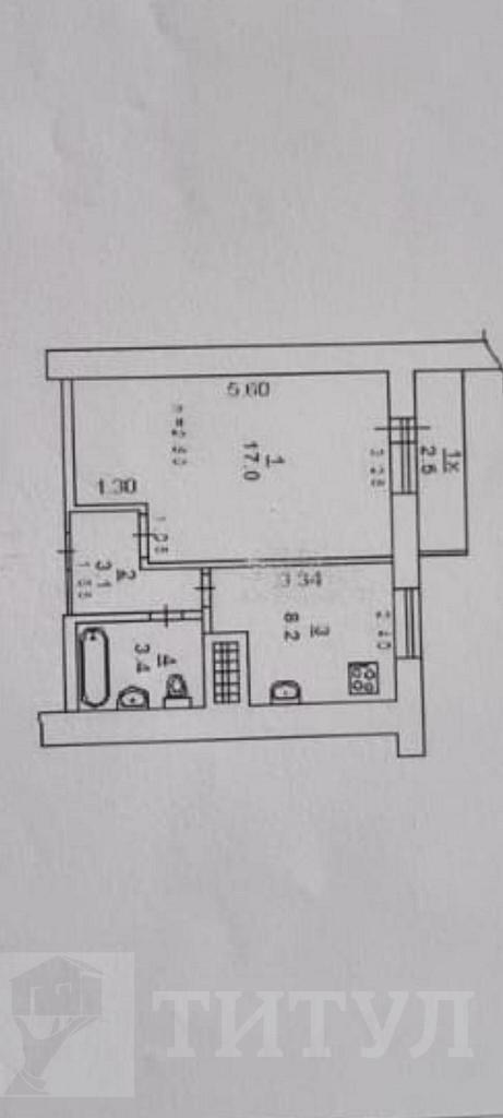 однокомнатная квартира, район Фото 12
