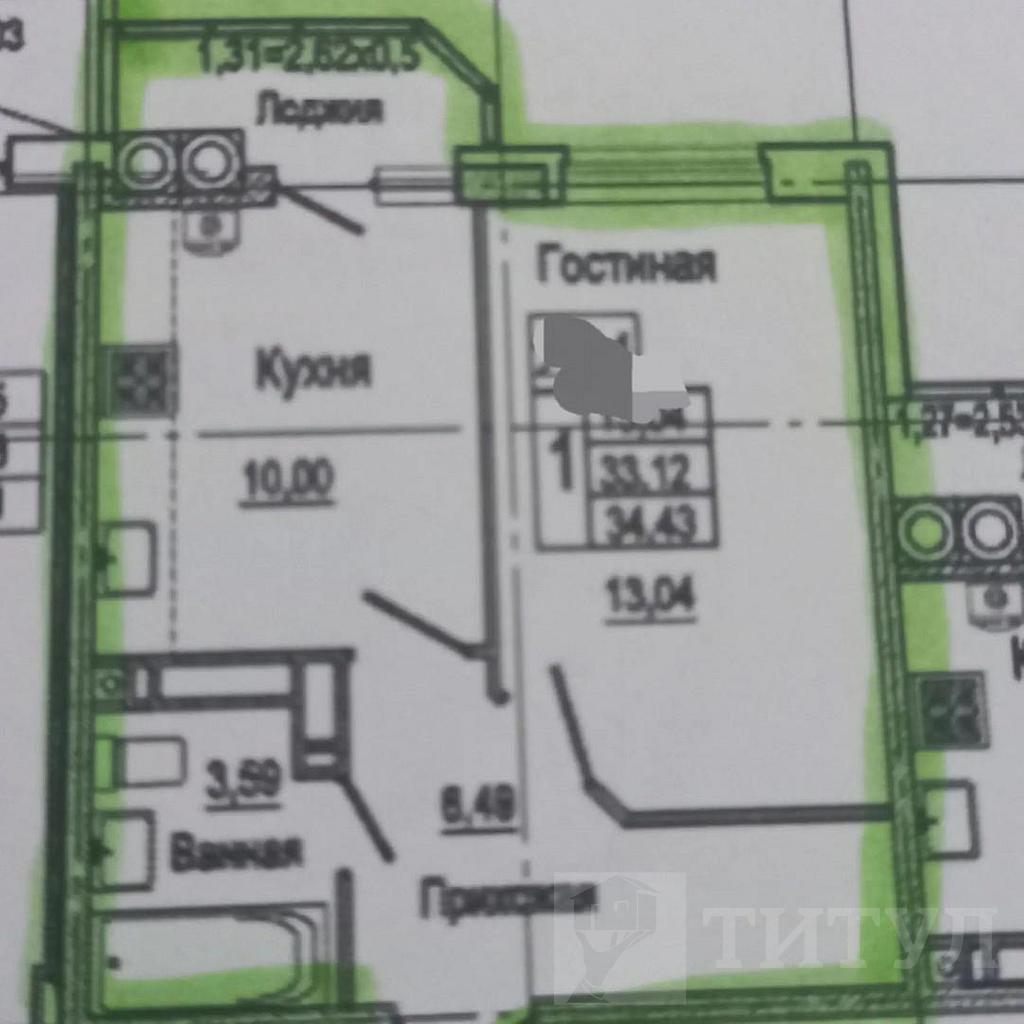 однокомнатная квартираНахичевань, район Фото 34