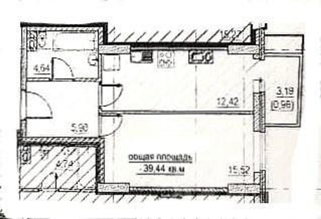 однокомнатная квартира, район  Фото 5