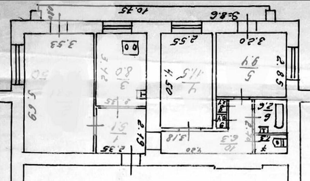 трехкомнатная квартира Центр, район  Фото 11